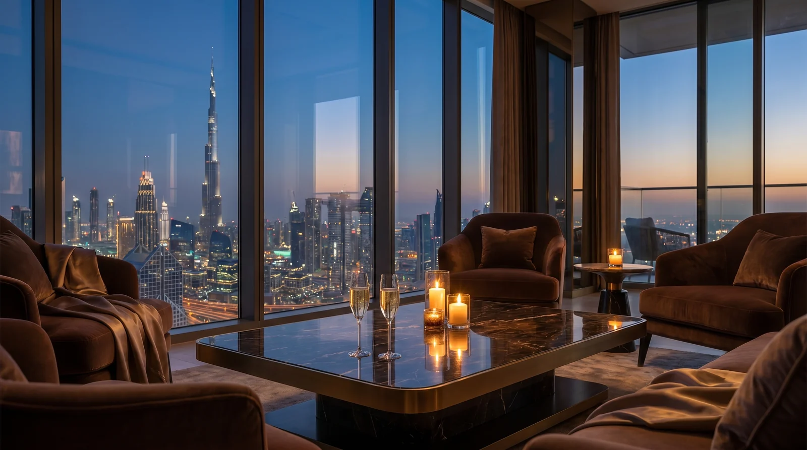 Luxury UAE penthouse viewing